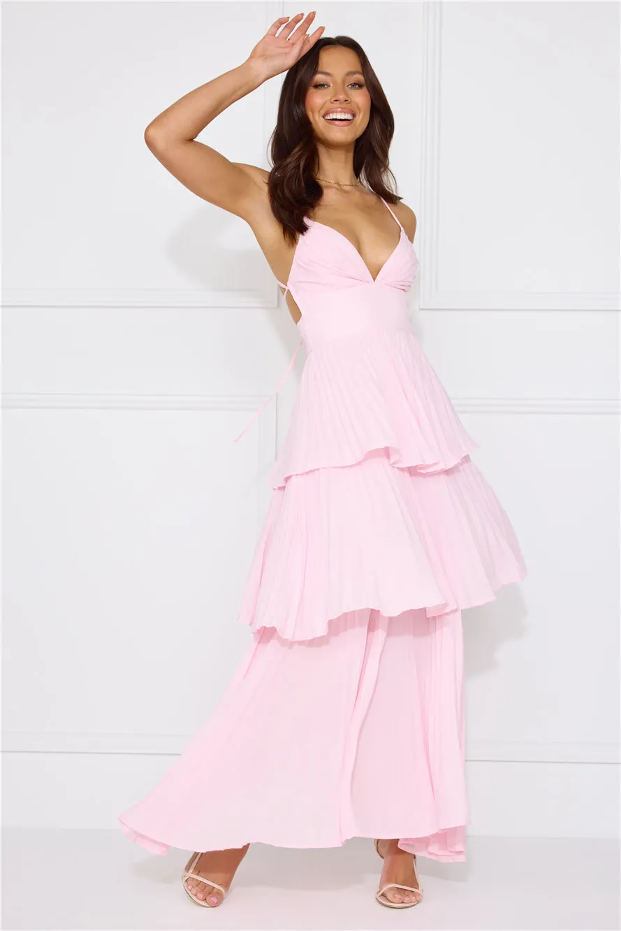 Fashionably Ever After Maxi Dress Pink sold by Hello Molly product image thumbnail 3