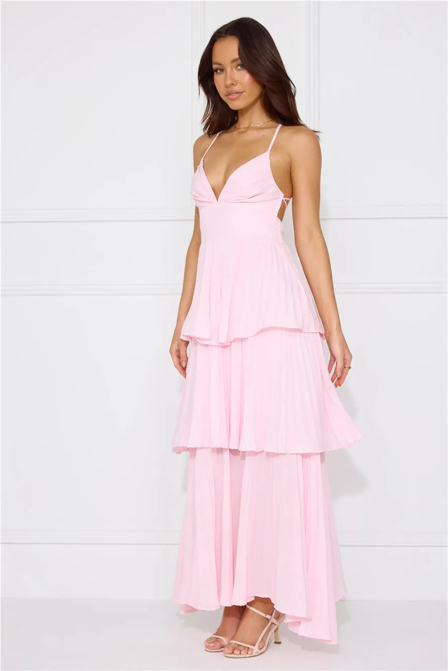 Fashionably Ever After Maxi Dress Pink sold by Hello Molly product image thumbnail 4