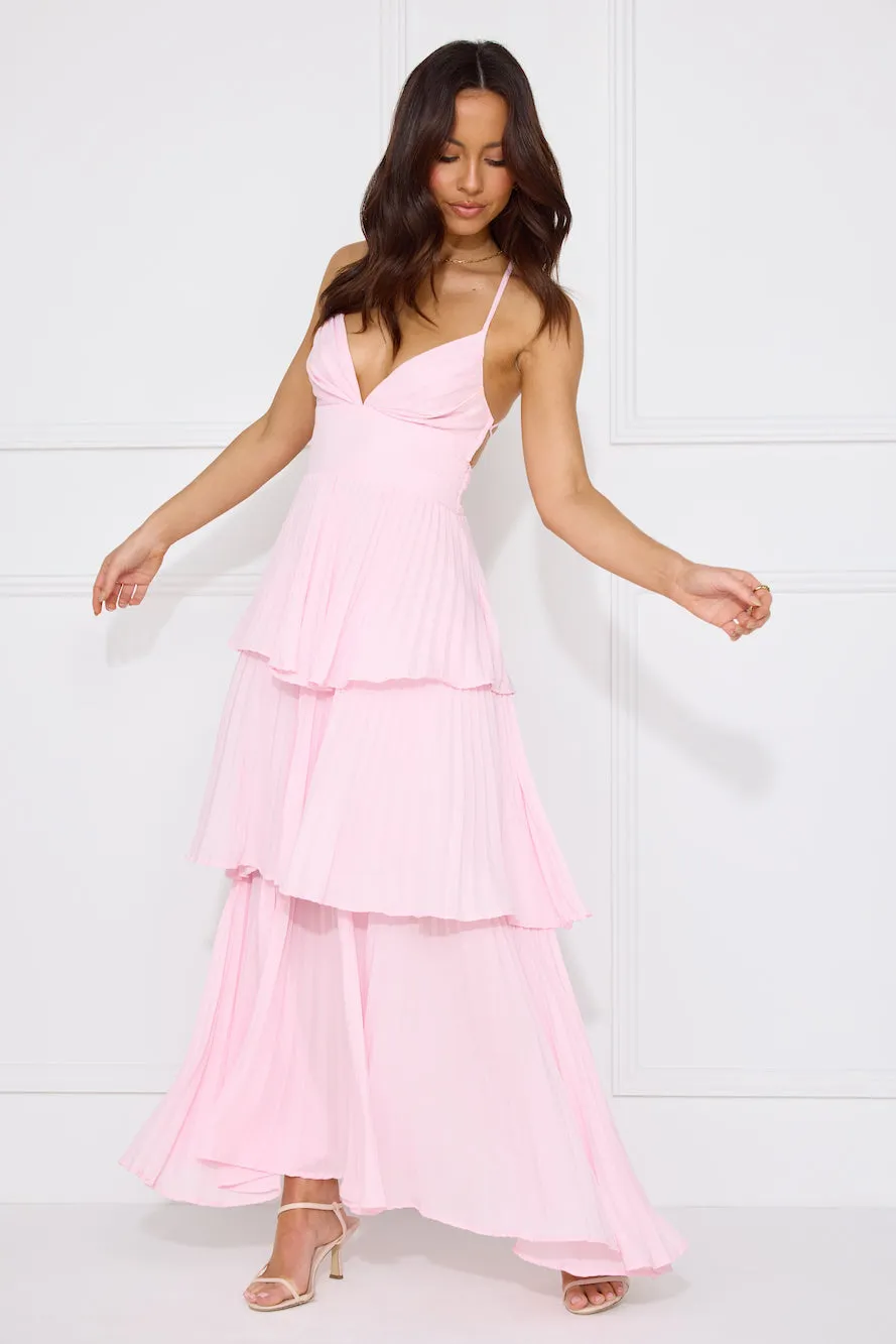 Fashionably Ever After Maxi Dress Pink sold by Hello Molly