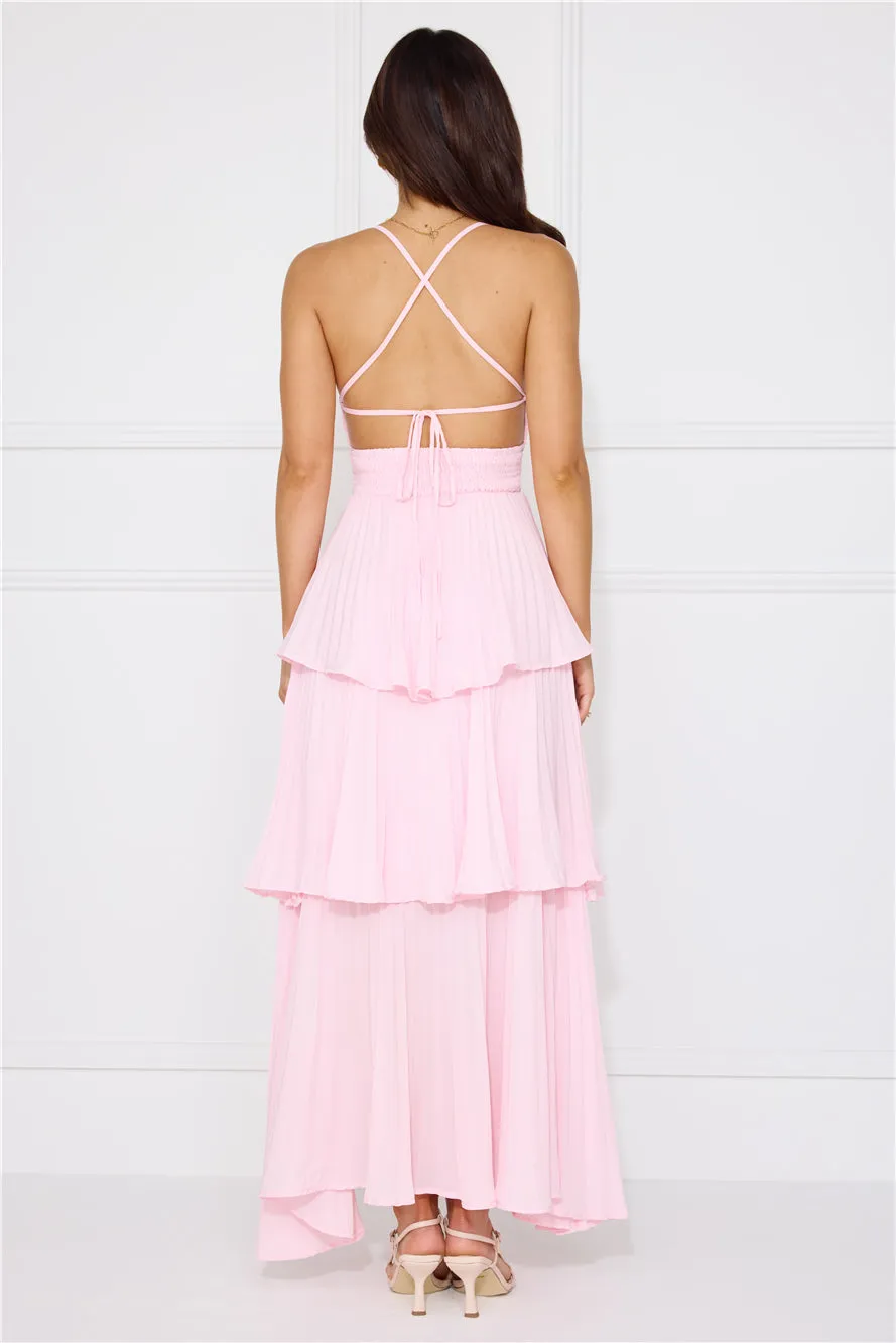 Fashionably Ever After Maxi Dress Pink sold by Hello Molly product image thumbnail 5