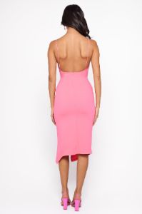 HELLO MOLLY Quiet Dancer Midi Dress Pink sold by Hello Molly