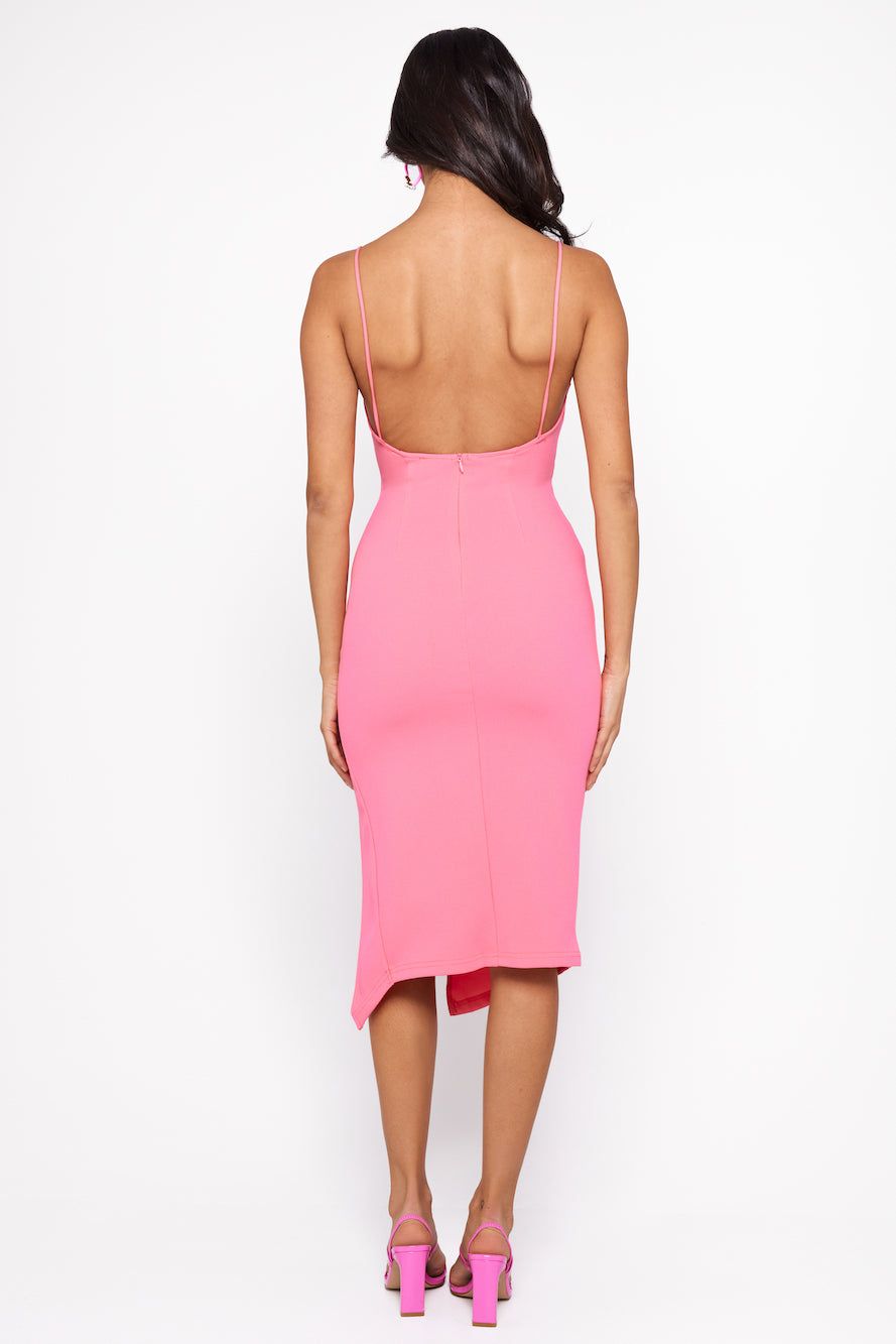HELLO MOLLY Quiet Dancer Midi Dress Pink sold by Hello Molly product image thumbnail 5