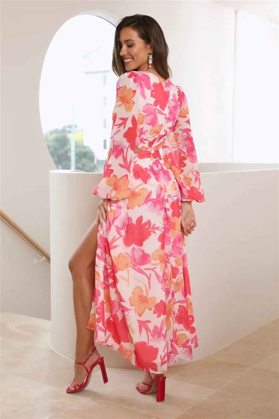 Spring Sunsets Maxi Dress Floral sold by Hello Molly product image thumbnail 5