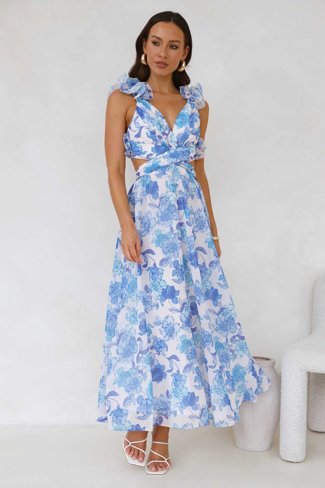 Extra Guest Maxi Dress Blue sold by Hello Molly product image thumbnail 2