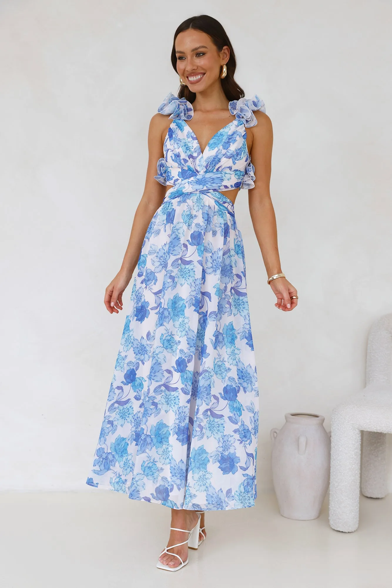 Extra Guest Maxi Dress Blue sold by Hello Molly product image thumbnail 3