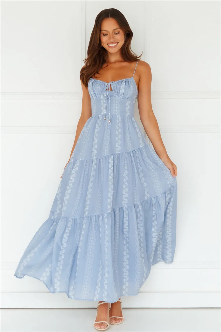 Secret Oasis Maxi Dress Blue sold by Hello Molly product image thumbnail 2