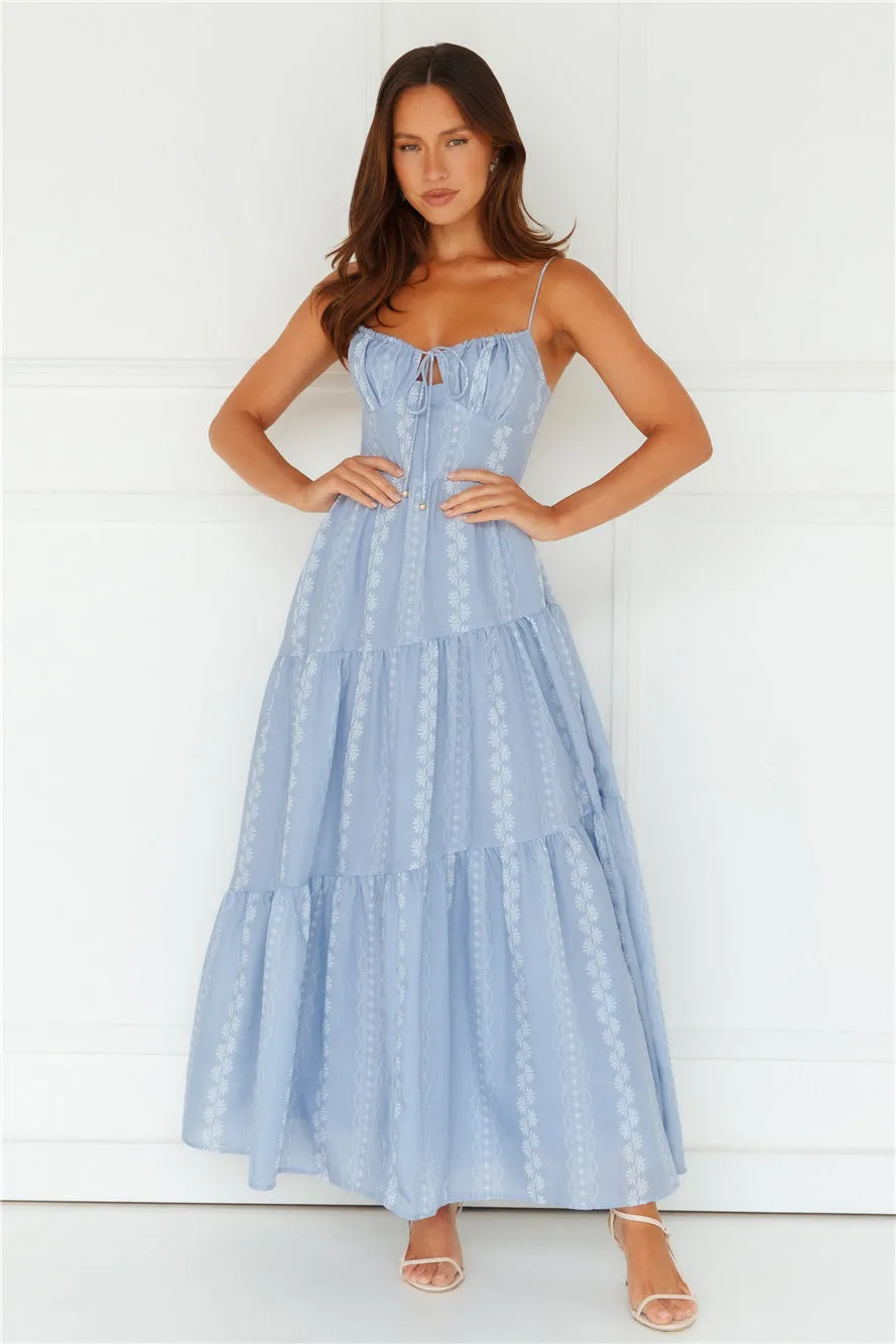 Secret Oasis Maxi Dress Blue sold by Hello Molly product image thumbnail 3