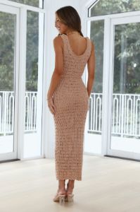 Love The Resort Midi Dress Beige sold by Hello Molly