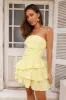 Attention Snatch Mini Dress Yellow sold by Hello Molly