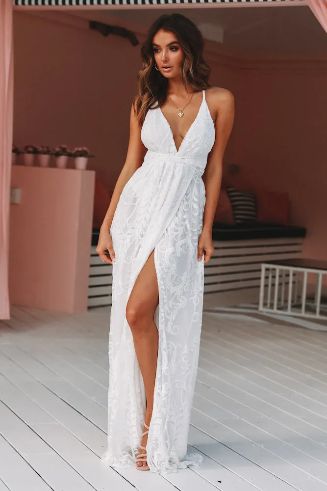 East Atlanta Maxi Dress White sold by Hello Molly