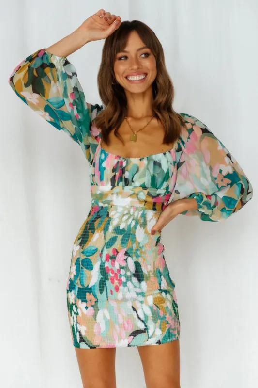 Colourful And Calm Dress Green sold by Hello Molly