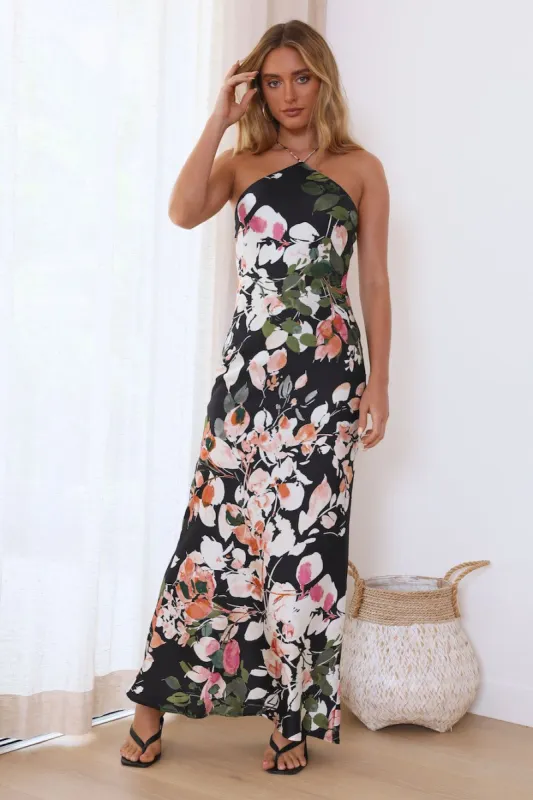 Feeling Moody Maxi Dress Black sold by Hello Molly