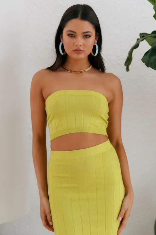 Evening Strut Crop Green sold by Hello Molly