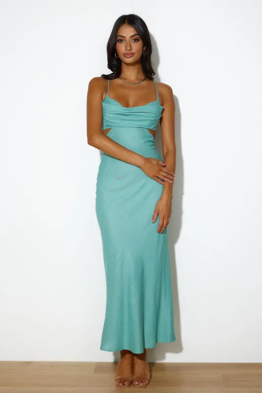 Fancy Brunch Date Midi Dress Sage sold by Hello Molly