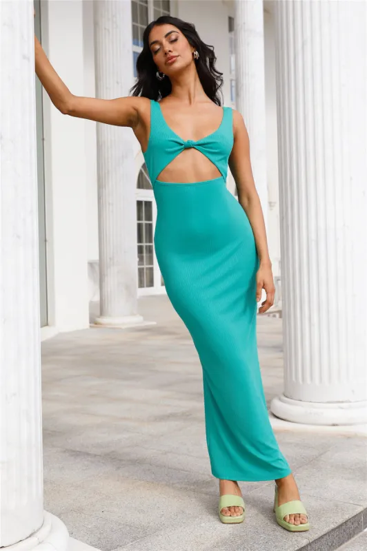 HELLO MOLLY Secret Villa Entry Maxi Dress Green sold by Hello Molly