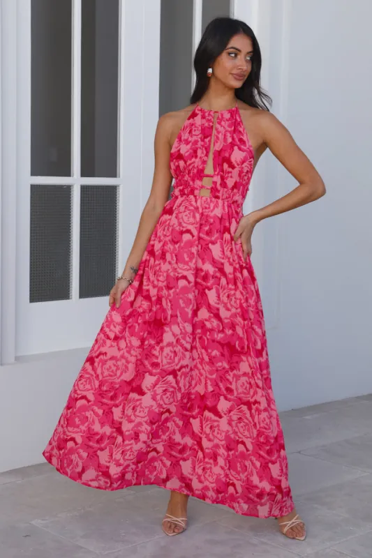 Refreshing Romance Maxi Dress Pink sold by Hello Molly