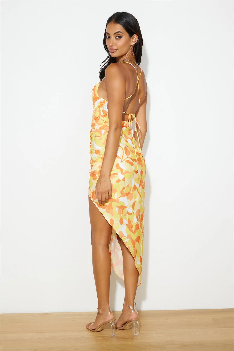 Show Some Midi Dress Yellow sold by Hello Molly product image thumbnail 3