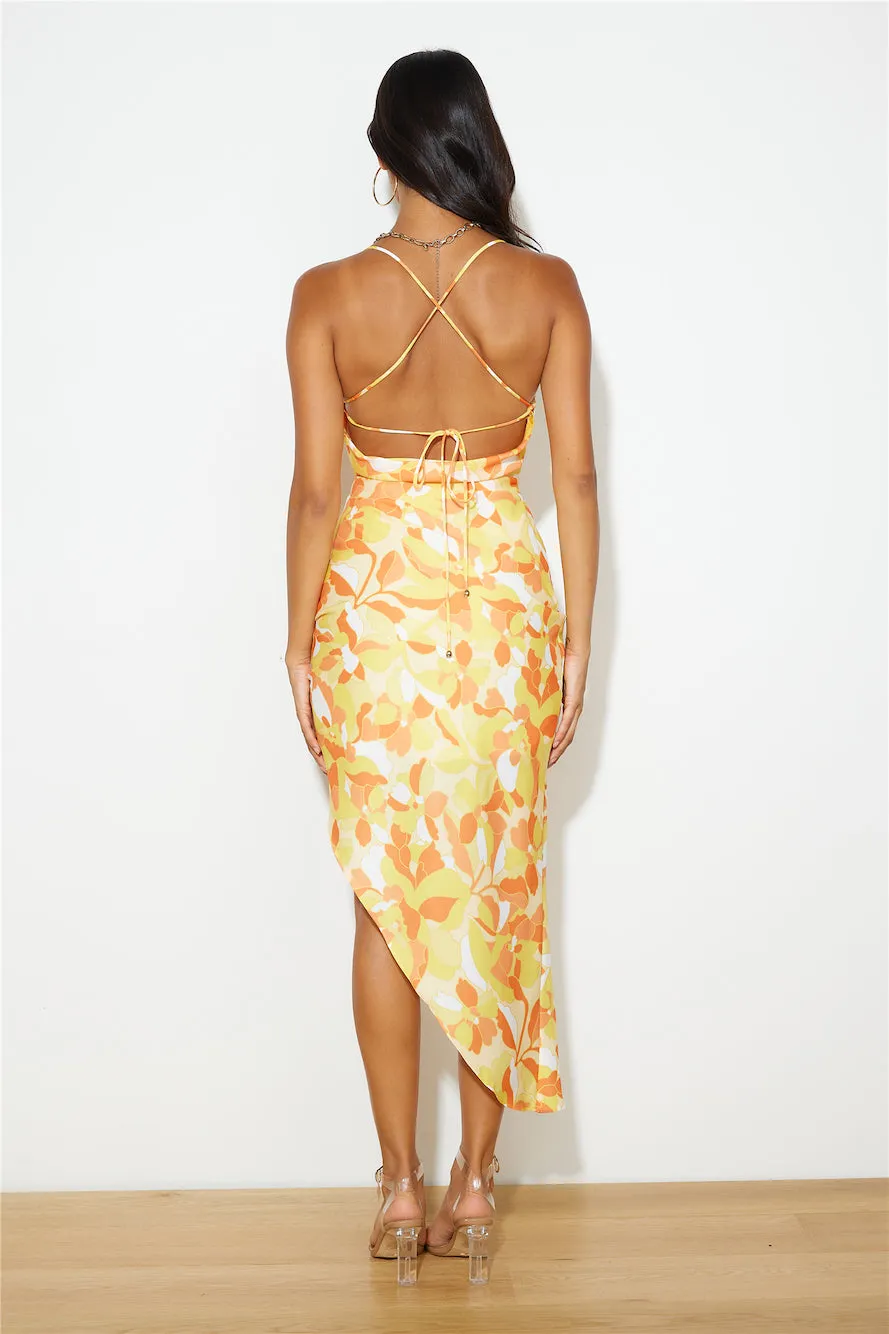 Show Some Midi Dress Yellow sold by Hello Molly product image thumbnail 5