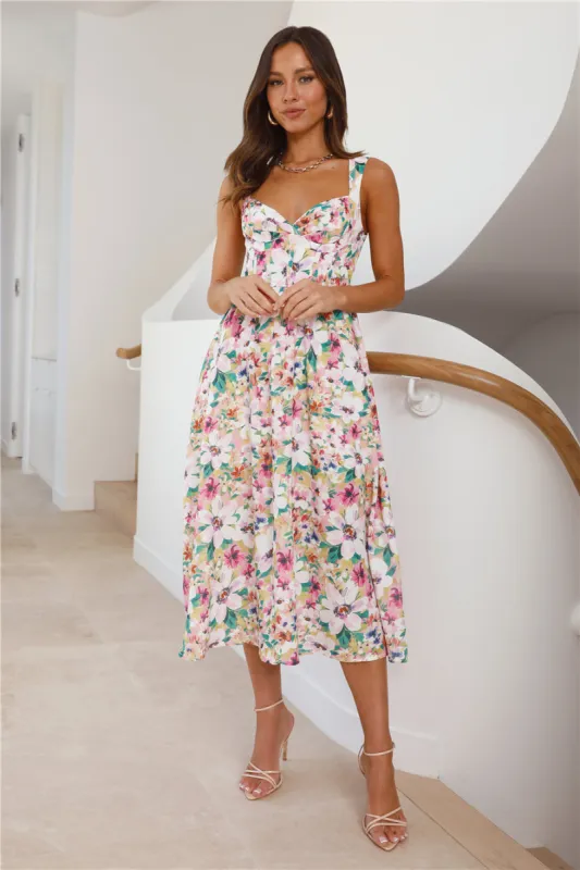 Dreams Of Magic Midi Dress Multi sold by Hello Molly