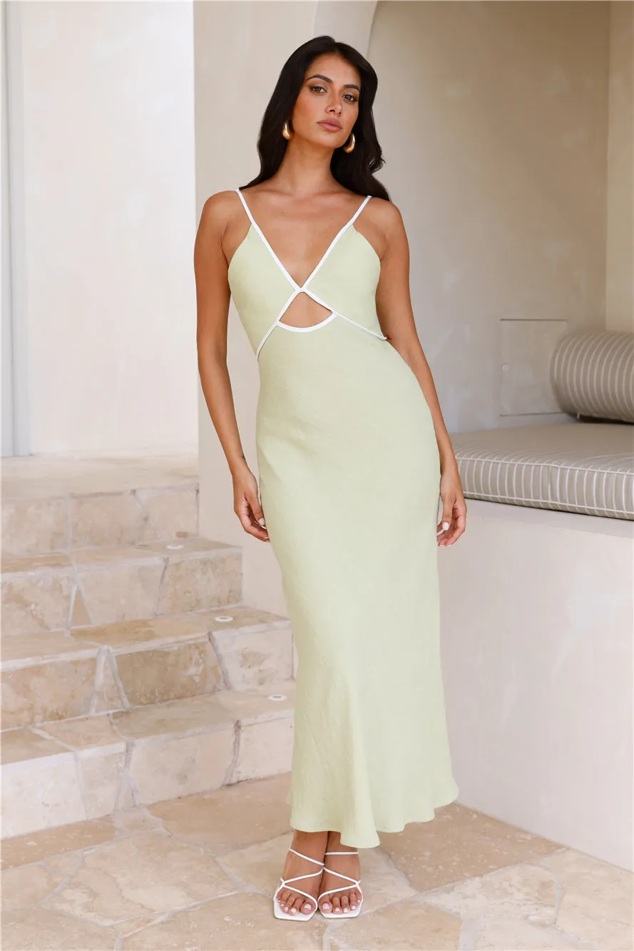 Natural Charm Maxi Dress Sage sold by Hello Molly product image thumbnail 3