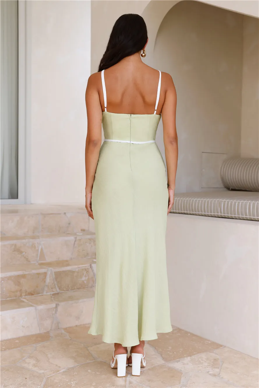 Natural Charm Maxi Dress Sage sold by Hello Molly product image thumbnail 5