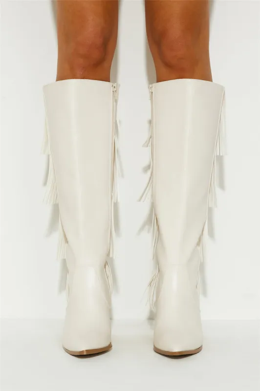 BILLINI Zaneta Boot Ivory sold by Hello Molly