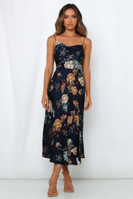 Atlas Maxi Dress Navy sold by Hello Molly