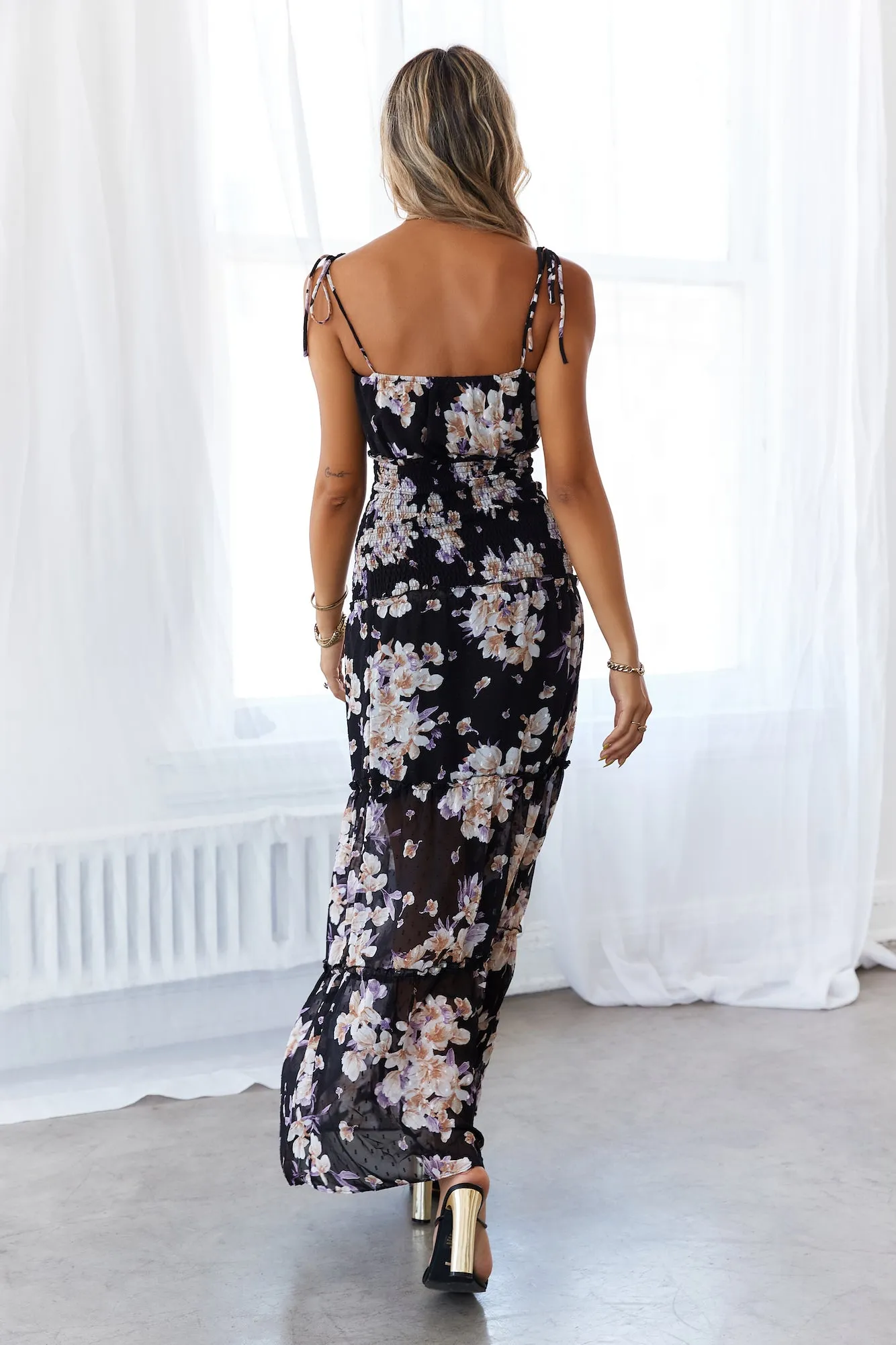 HELLO MOLLY Whimsical Day Maxi Dress Black sold by Hello Molly product image thumbnail 5