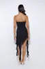 Luxe Girl Things Mesh Midi Dress Black sold by Hello Molly