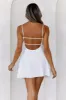 Beach Day Mini Dress White sold by Hello Molly
