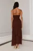 Always The Muse Mesh Maxi Dress Brown sold by Hello Molly