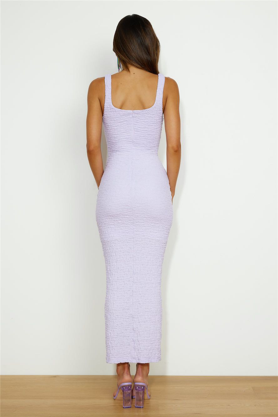 Found Gold Midi Dress Lilac sold by Hello Molly product image thumbnail 5