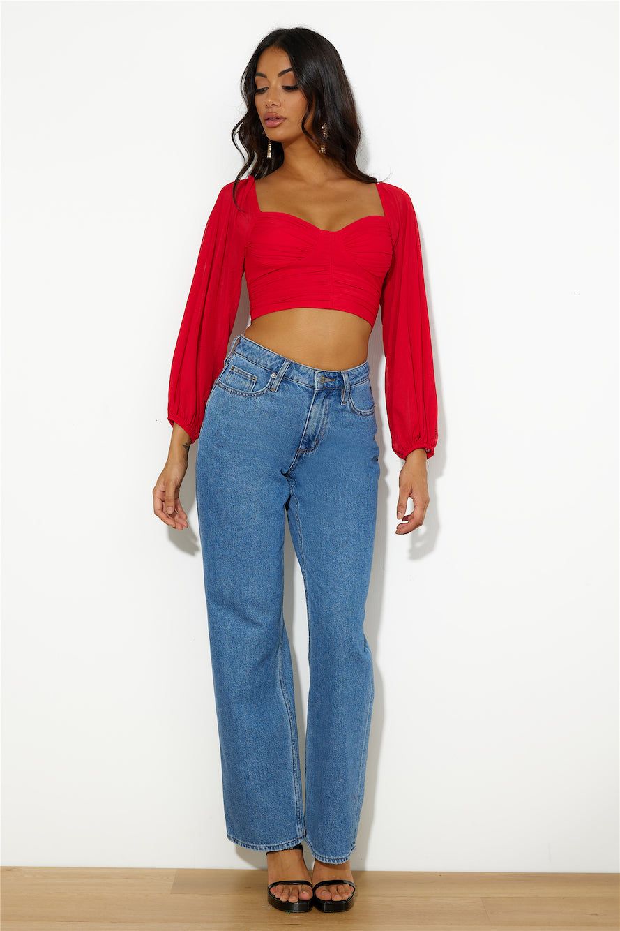 Enchanting Hymns Crop Red sold by Hello Molly product image thumbnail 5