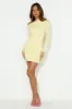 Bright Love Long Sleeve Mini Dress Yellow sold by Hello Molly