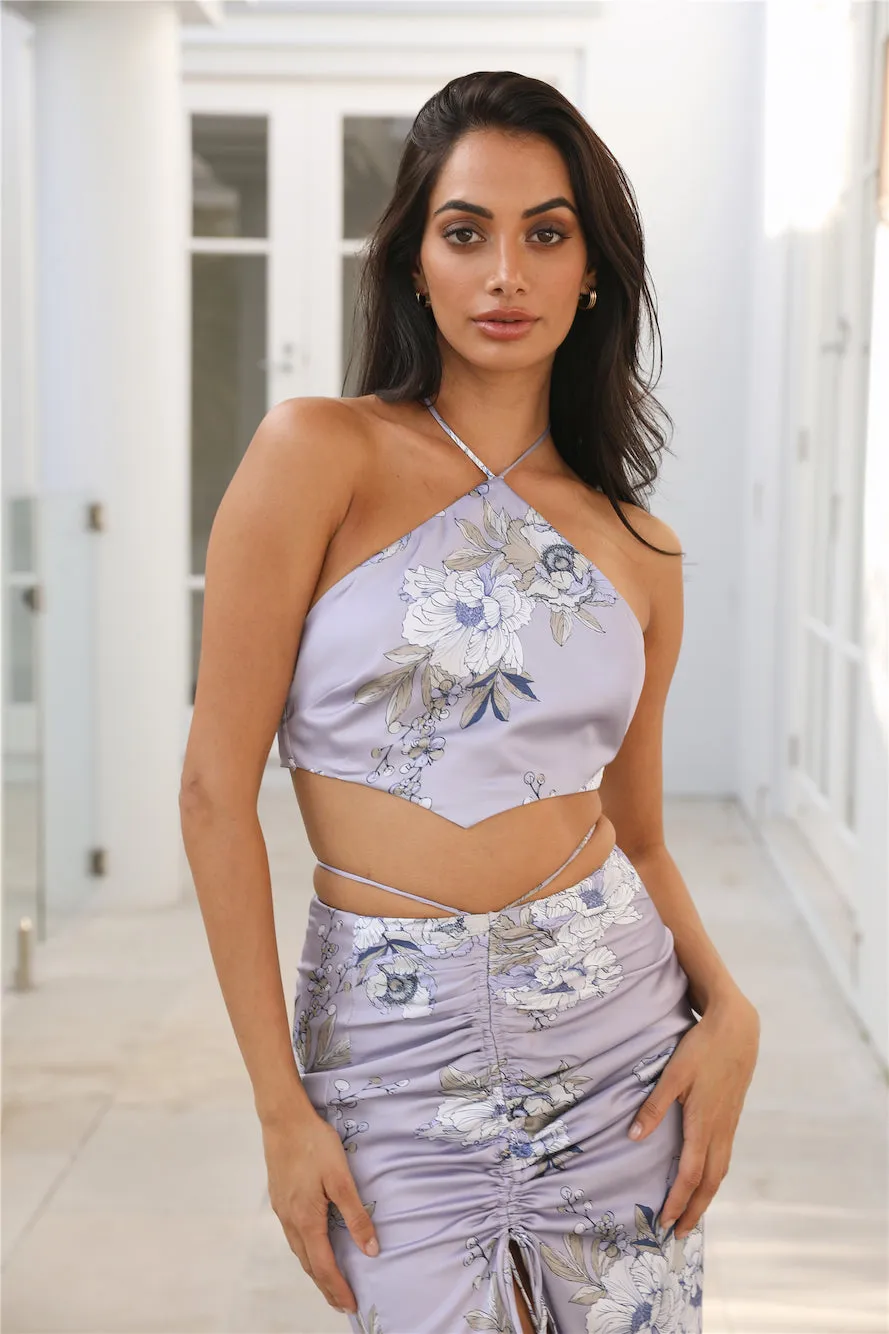 Romantic Nights Crop Top Lilac sold by Hello Molly product image thumbnail 5
