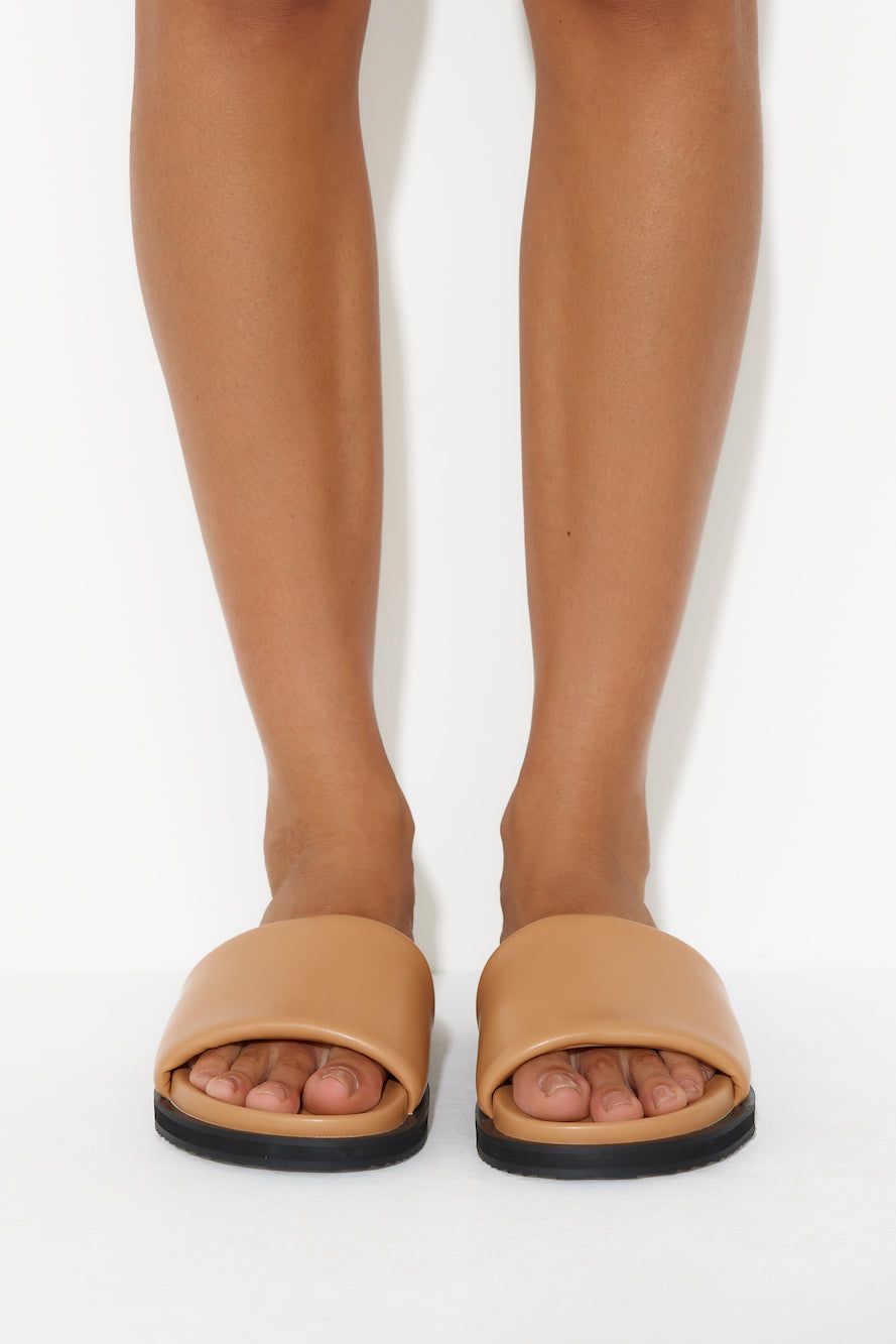 BILLINI Tiago Slides Sand sold by Hello Molly