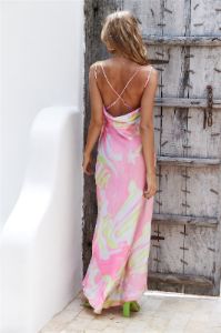 Party Pop Maxi Dress Pink sold by Hello Molly