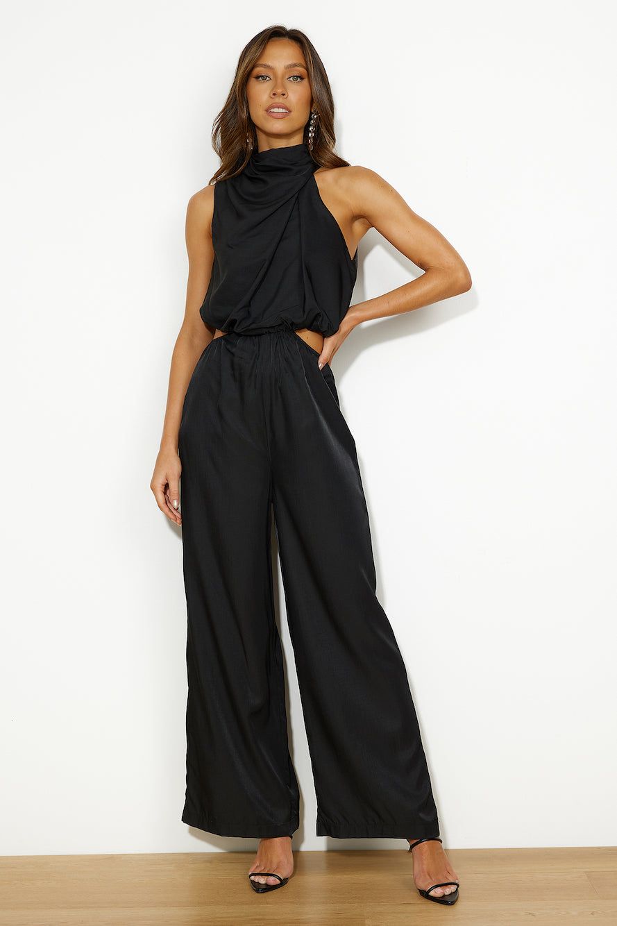 Her Values Jumpsuit Black sold by Hello Molly