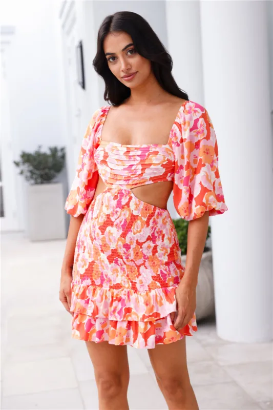 Exotic Blooming Girl Mini Dress Print sold by Hello Molly