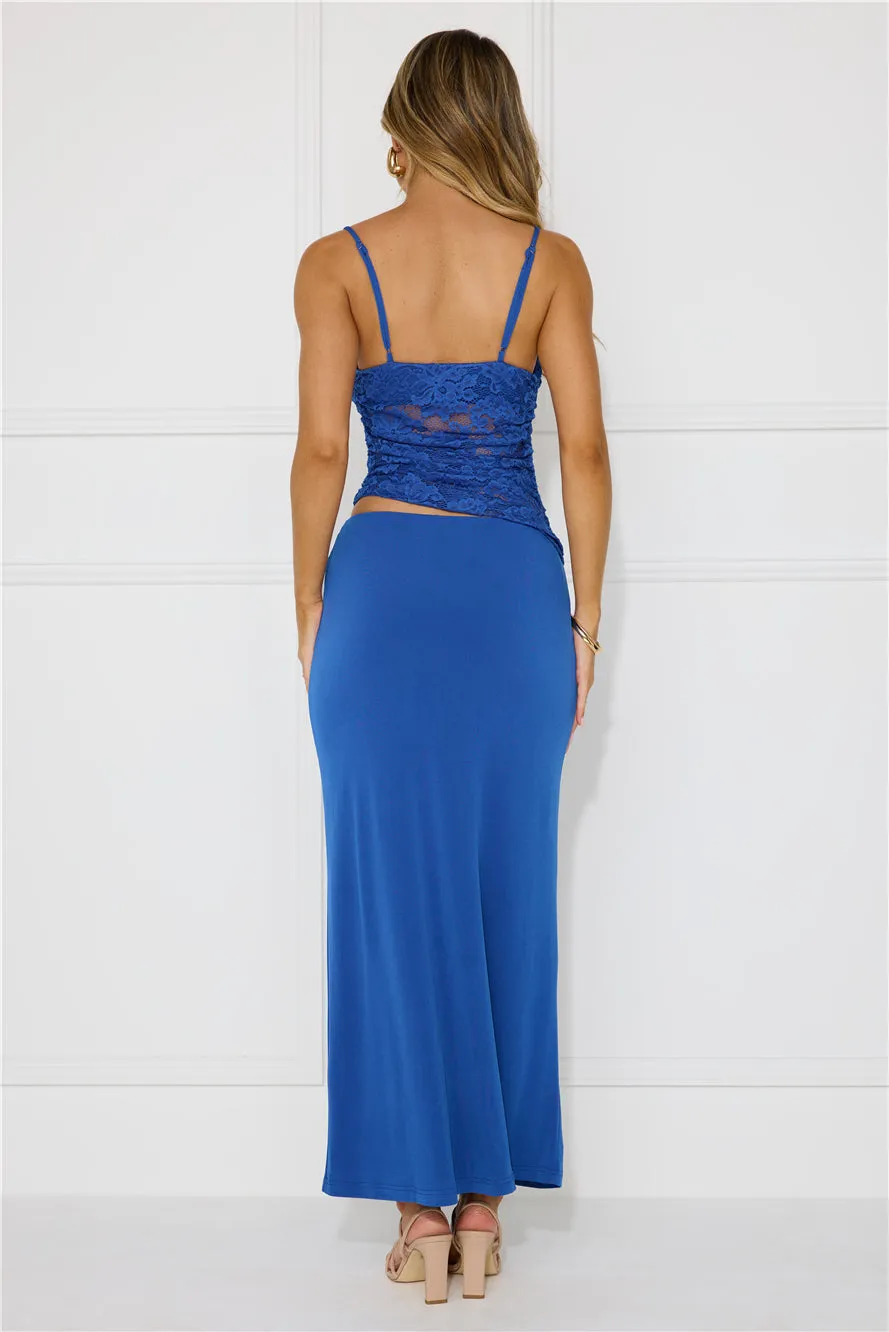 Stylish Luxury Lace Maxi Dress Blue sold by Hello Molly product image thumbnail 5