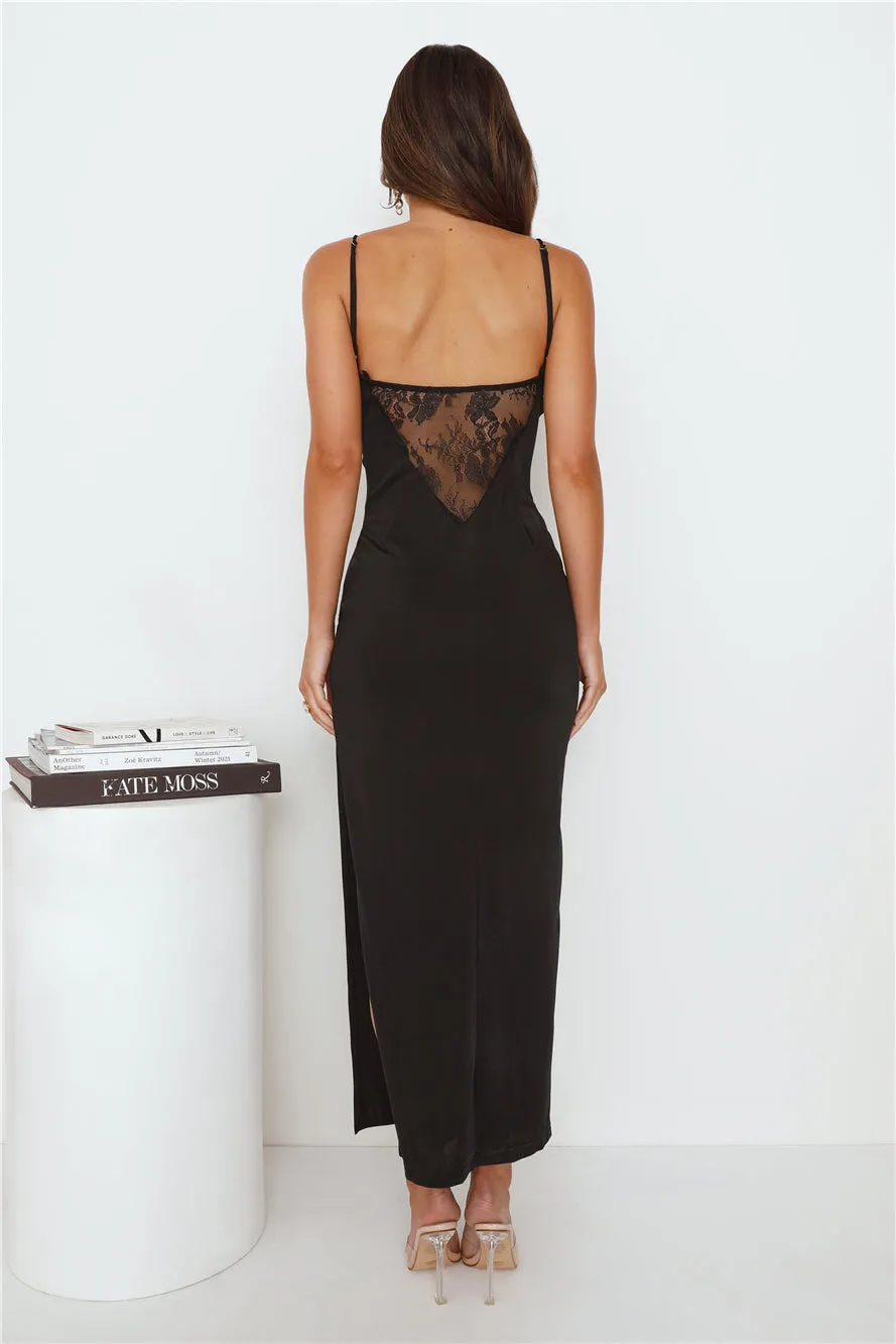 Romance Found Lace Maxi Dress Black sold by Hello Molly product image thumbnail 5