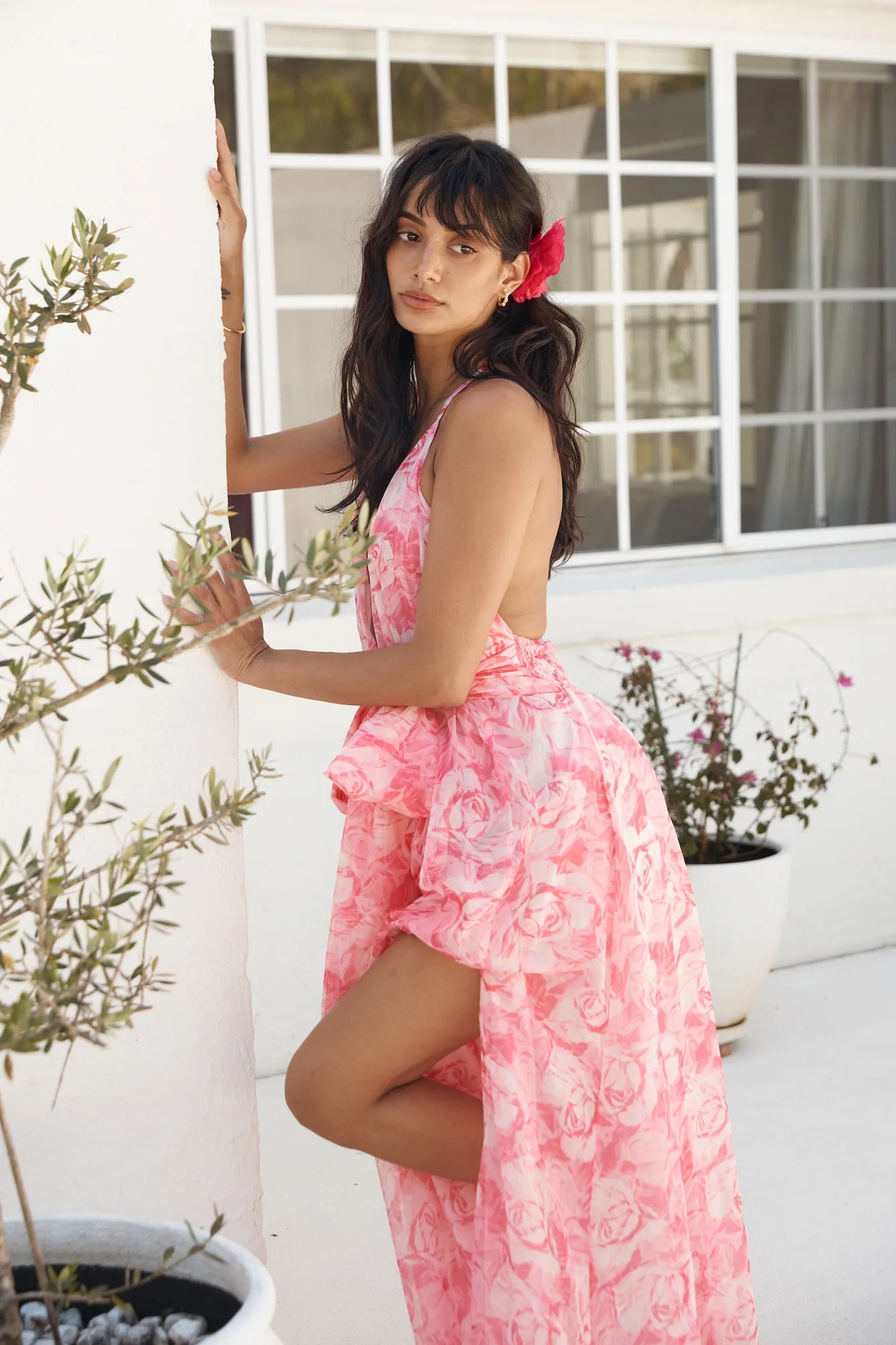 Rules To Follow Halter Maxi Dress Pink sold by Hello Molly product image thumbnail 5