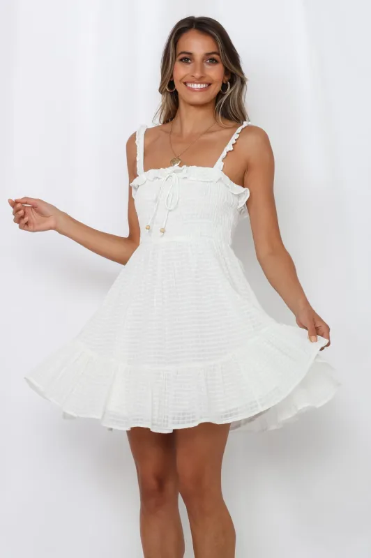 Speed Dating Dress White sold by Hello Molly