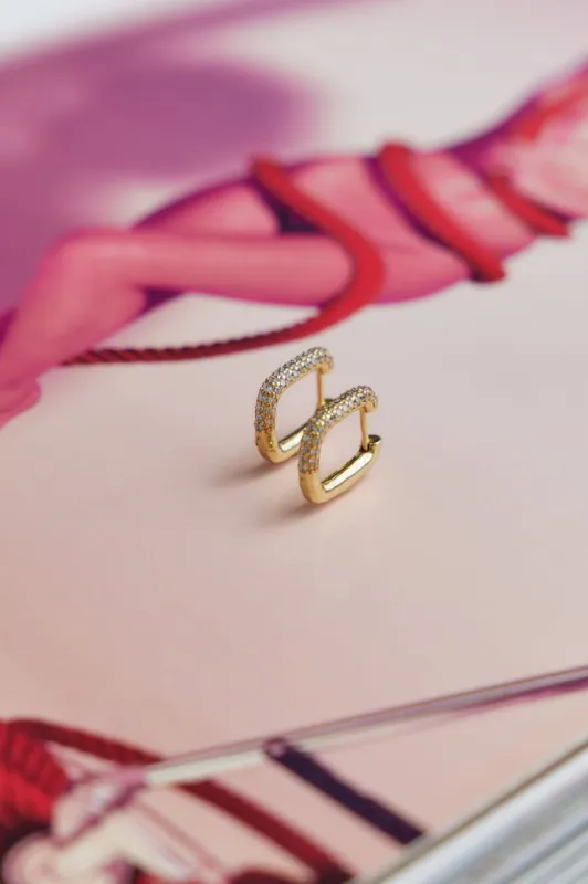 18K Gold Plated Special Talisman Earrings Gold sold by Hello Molly