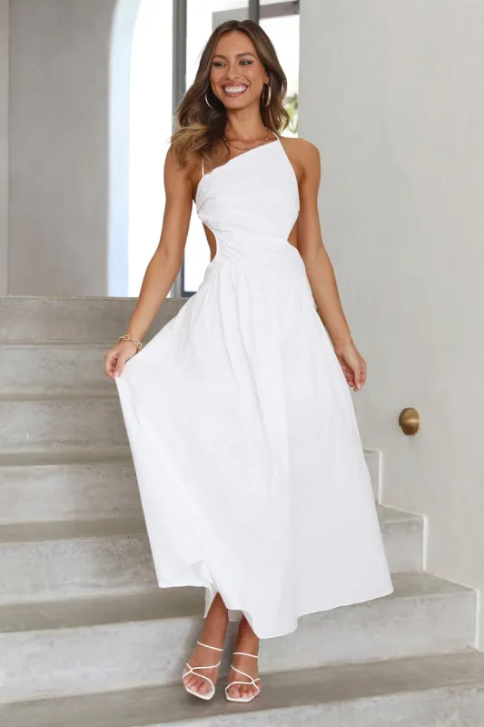 Eye On You Maxi Dress White sold by Hello Molly