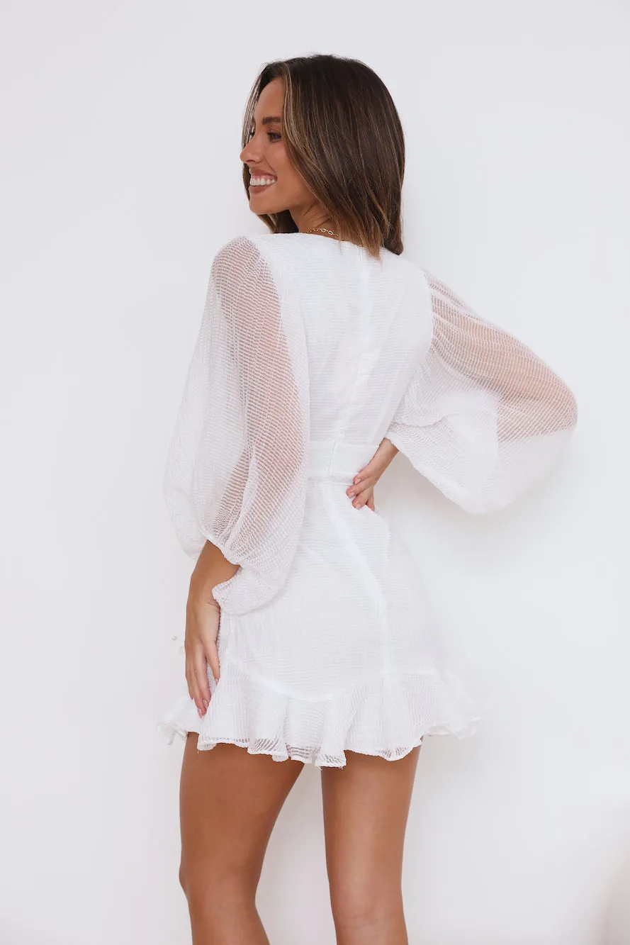 Magic Sprinkle Mini Dress White sold by Hello Molly product image thumbnail 5