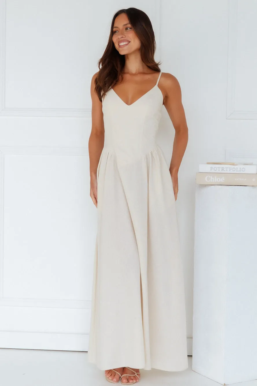 Zephy Maxi Dress Sand sold by Hello Molly product image thumbnail 3