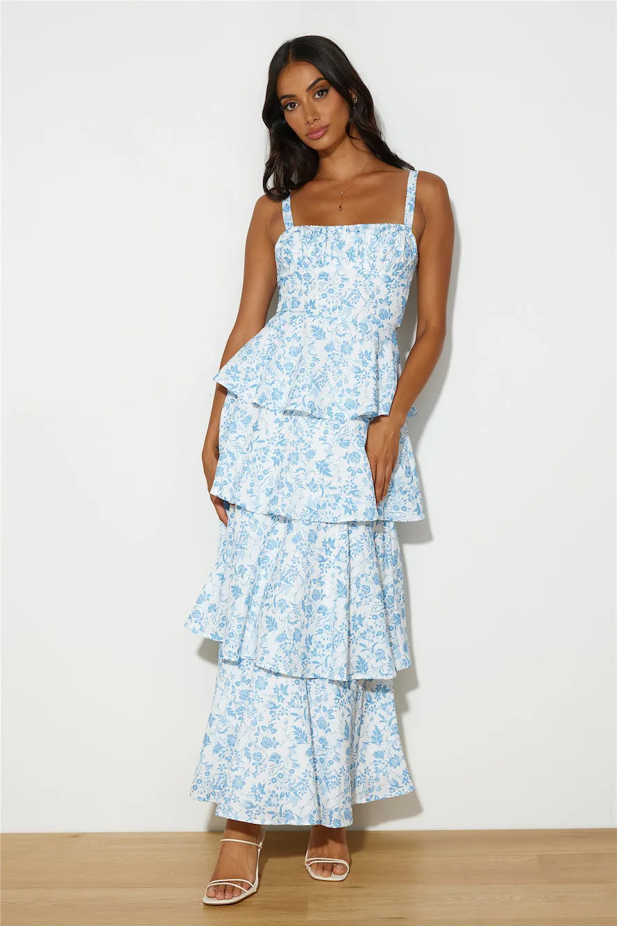 Full Of Fun Maxi Dress Blue sold by Hello Molly product image thumbnail 3