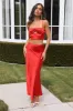 Cool Spritz Midi Skirt Red sold by Hello Molly