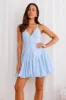 Champagne Sunsets Mini Dress Blue sold by Hello Molly